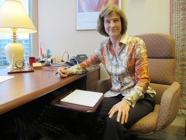 Bianca Rucker in her Vancouver counselling office